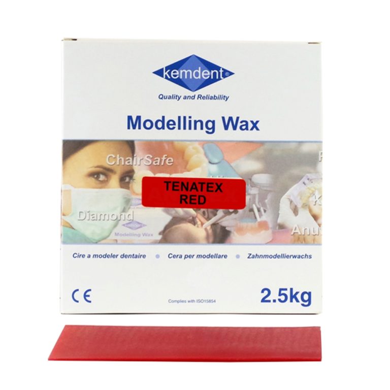 Tenatex Modelling Wax Sheets Red 2 5Kg LavaDent Online