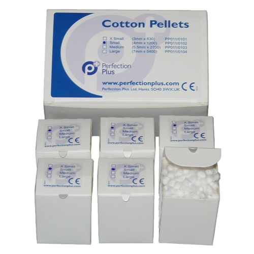 Perfection Plus Cotton Pellets (Small 4mm) LavaDent Online