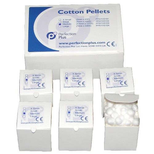 Perfection Plus Cotton Pellets (Medium 5.5mm) LavaDent Online