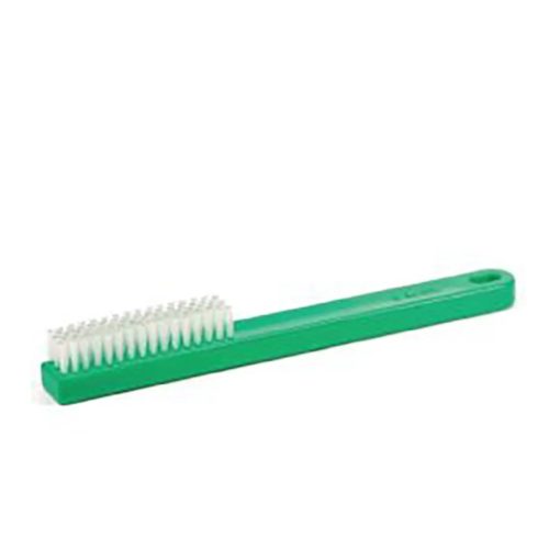 Rigid Flat Scrubbing Brush Green - Autoclavable (3pk)