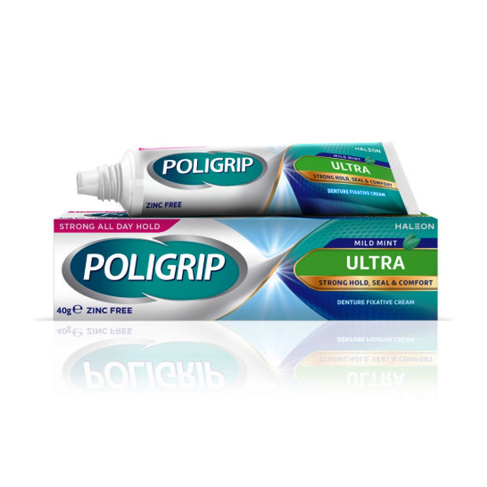 Poligrip Ultra Zinc Free (12 Pack)