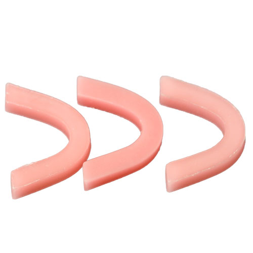 Perfect Wax Bite Rim Blocks Curved Pink (1Kg) LavaDent Online