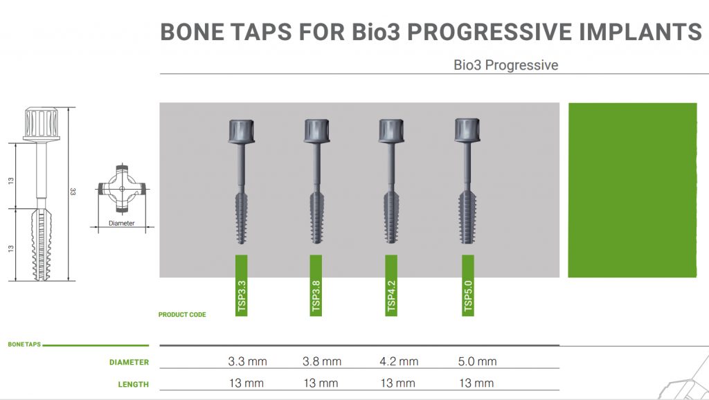 Bio3 Bone Taps For Progressive Implants; Diameter 3.8mm LavaDent Online