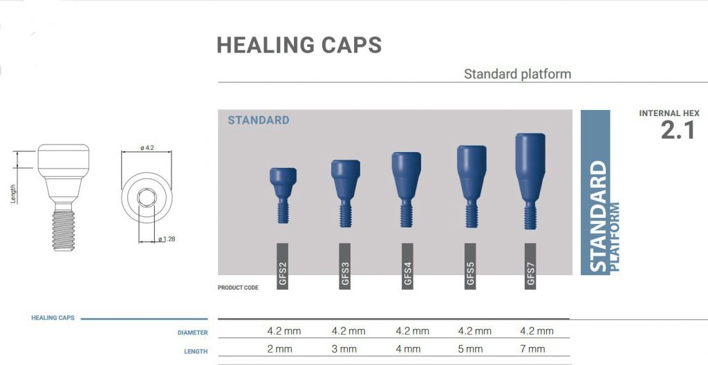 Healing Cap S D 4.2mm L 2mm (GFS2) LavaDent Online