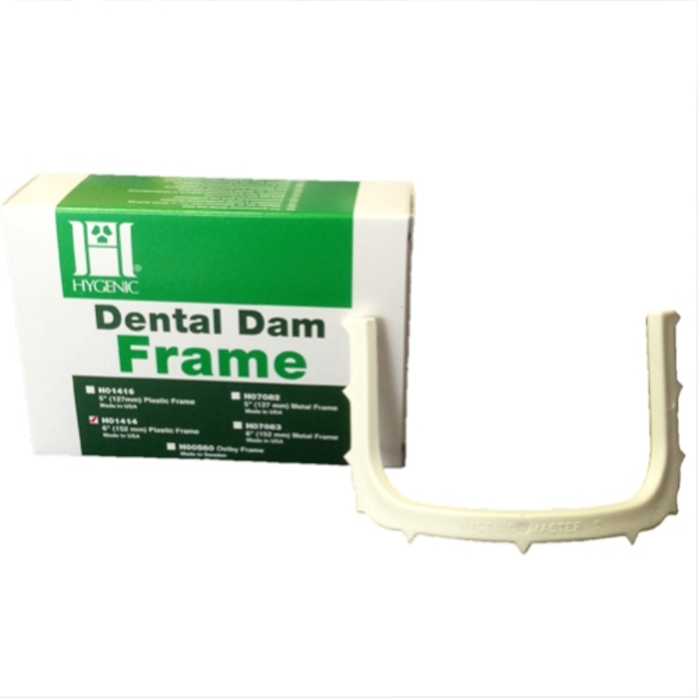 thumbnail image 2 of Coltene Whaledent Hygenic Rubber Dental Dam Frame – Metal, Size 6 – H07083 2 of 5