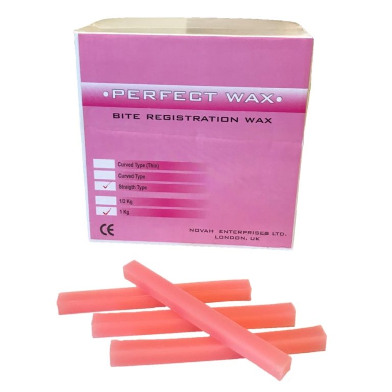 Perfect Wax Bite Rim Blocks Straight Pink 1Kg (100 Pieces) | LavaDent ...