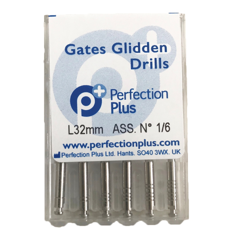 Perfection Plus Gates Glidden Drill RA 32mm Assorted 16 (6pk