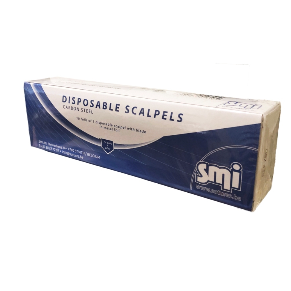 thumbnail image 2 of Sterile Surgical Scalpel Blades Dental Medical Disposable #10 - #24 Instruments 2 of 5