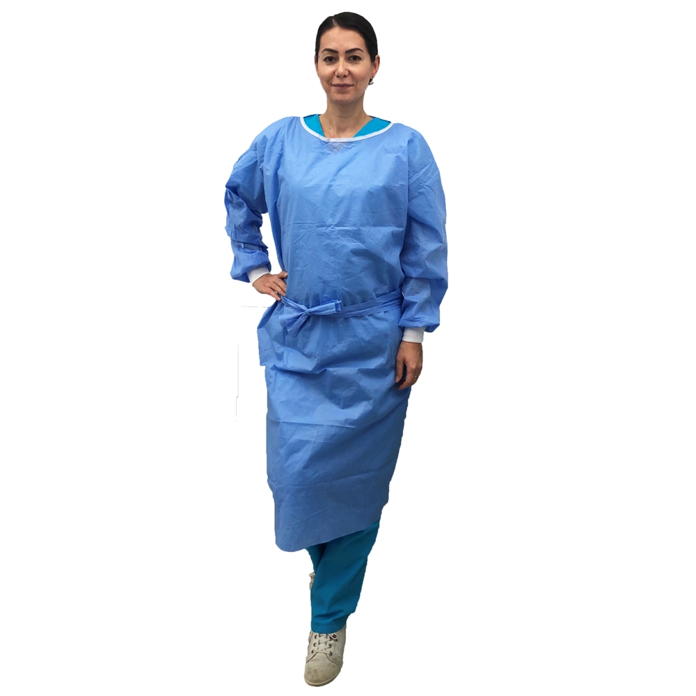Medrop Disposable Medical Surgical Gown (Colour-Medical Blue) - Set of 5  Pieces - Mowell
