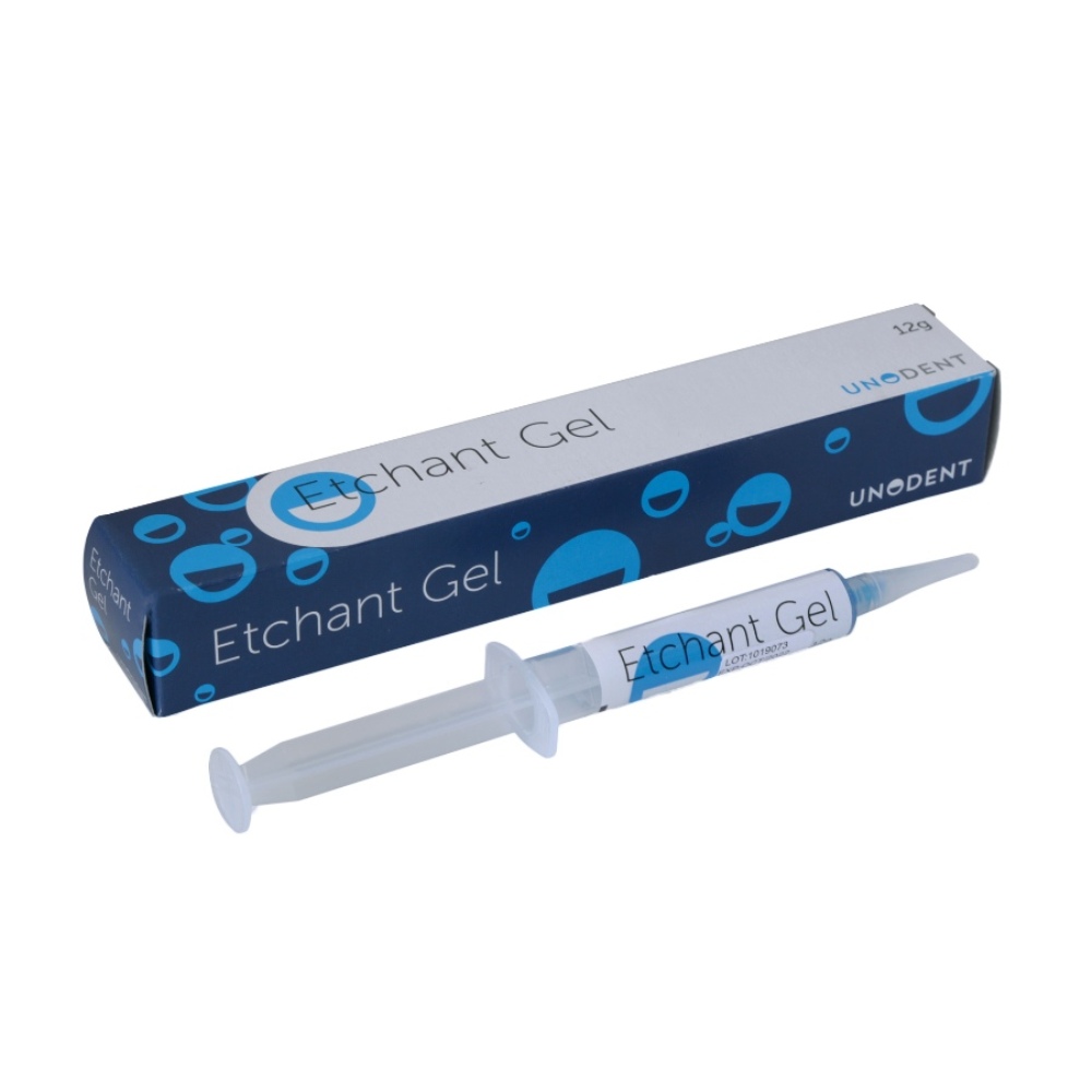 Unodent Etching Gel Syringe Kit (12g + 20 tips) LavaDent Online